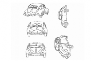 Đơn đăng ký nhãn hiệu ba chiều hình ô-tô “Con bọ”của Volkswagen bị JPO từ chối